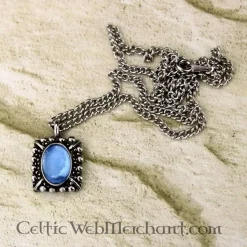 Tudor Halskæde Elisabeth, Blå Perle, Sølv 5 Tudor Halskæde Elisabeth, Blå Perle, Sølv -Celtic Web Merchant Store tudor halskaede elisabeth bla perle solv 2