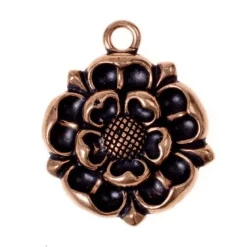 Tudor Rose Amulet, Bronze
