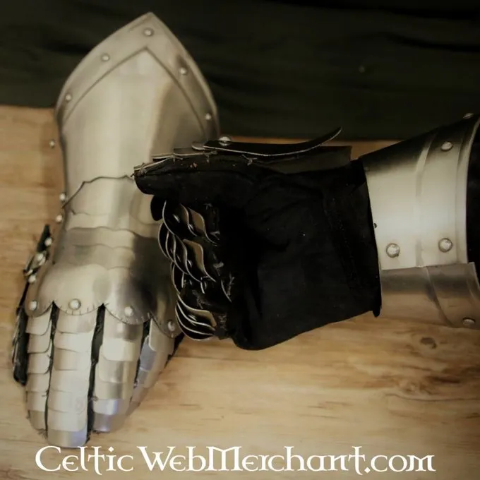 Tysk Gotisk Stridshandske 6 Tysk Gotisk Stridshandske - Billede 6