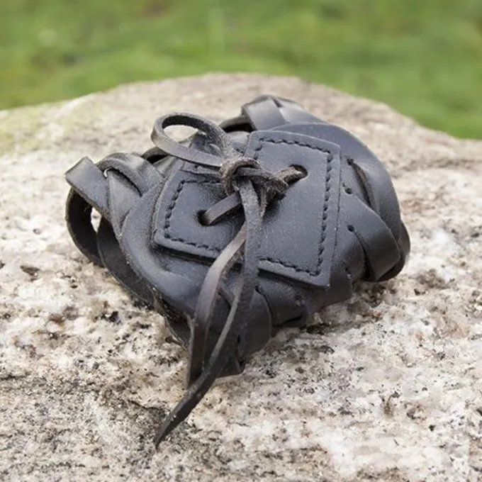 Epic Armoury Vævet Læderarmbånd, Sort 4 Epic Armoury Vævet Læderarmbånd, Sort - Billede 4