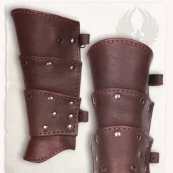 Mytholon VAMBRACES ALBRECHT, RØD -Celtic Web Merchant Store vambraces albrecht rd 2