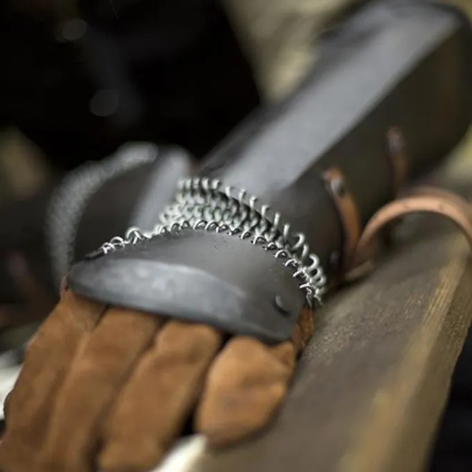 Epic Armoury Vambraces Med Chainmail, Patineret 4 Epic Armoury Vambraces Med Chainmail, Patineret - Billede 4