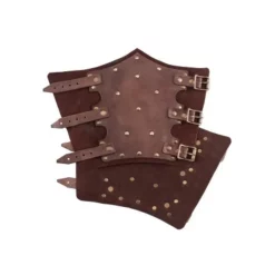 Ulfberth Vambraces Med Nitter, Brun 5 Ulfberth Vambraces Med Nitter, Brun -Celtic Web Merchant Store vambraces med nitter brun 2