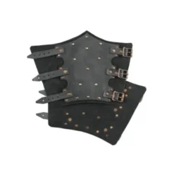 Ulfberth Vambraces Med Nitter, Sort -Celtic Web Merchant Store vambraces med nitter sort 2