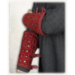 Mytholon Vambraces Robert, Rød -Celtic Web Merchant Store vambraces robert rod 3