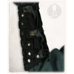 Mytholon Vambraces Robert, Sort -Celtic Web Merchant Store vambraces robert sort 2