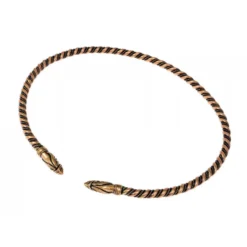 Viking Drejningsmoment Med Ravnhoveder, Bronze