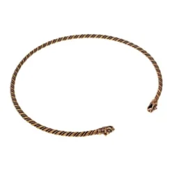 Viking Drejningsmoment Med Ulv Hoveder, Bronze