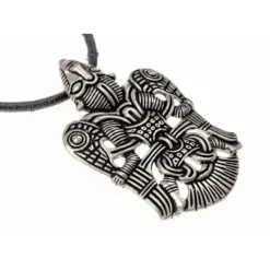 Viking Juvelbesatte Vingede Mand Uppåkra, Forsølvede